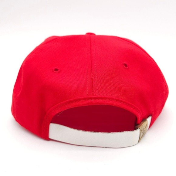 Vintage St Louis Gateway Arch 1990 Trucker‎ Leather Strapback Rope Hat Golf Cap - Picture 5 of 8